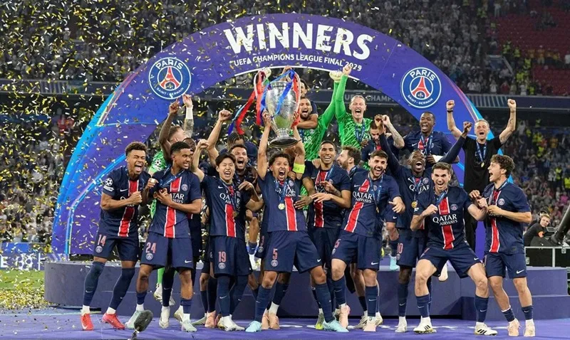 Paris Saint-Germain nhận 144,4 triệu EUR cho chức vô địch mùa giải Champions League mở rộng.