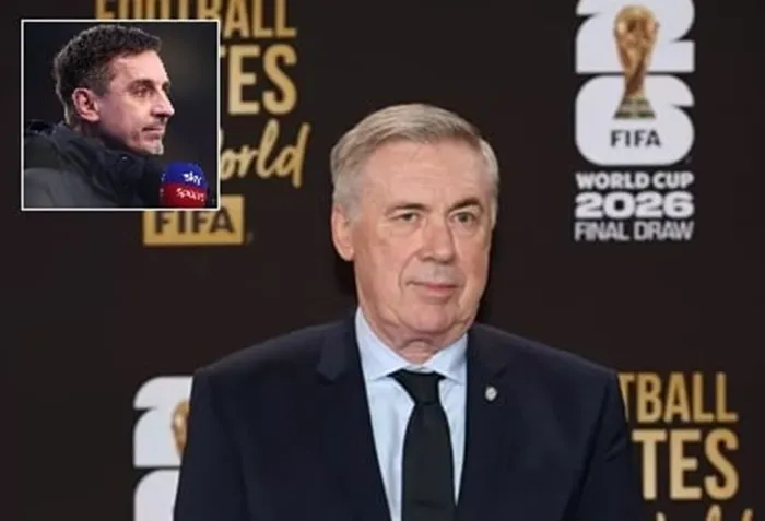 Huyền thoại Gary Neville tiến cử HLV Carlo Ancelotti