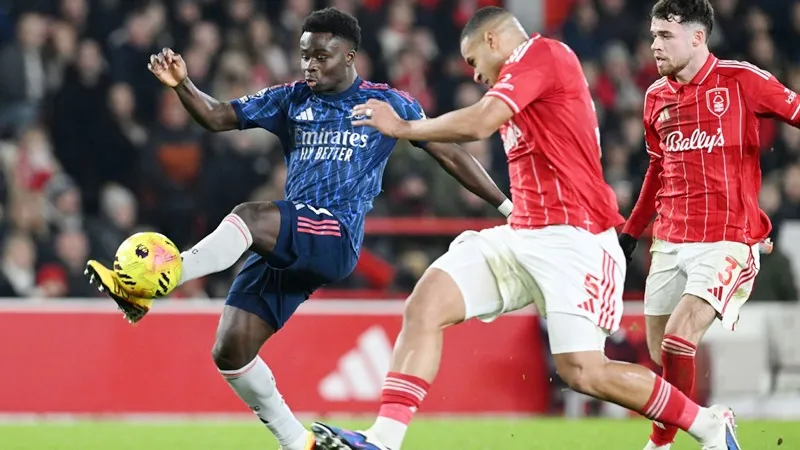 Arsenal không thể tận dụng triệt để thất bại của Man.City khi chỉ hòa 0-0 tại Nottingham Forest.