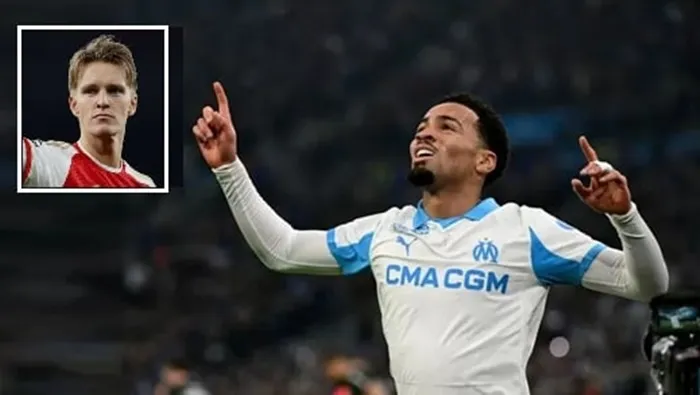 Ethan Nwaneri trong màu áo Marseille