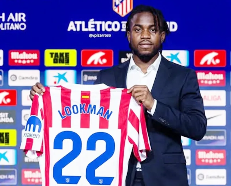 Tiền đạo Ademola Lookman là bổ sung rất đáng kỳ vọng đối với Atletico Madrid.