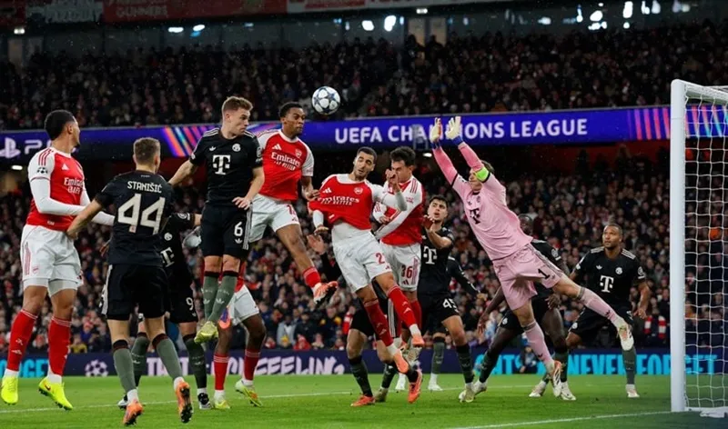 Arsenal đã đánh bại Bayern 3-1 ở vòng bảng Champions League năm nay