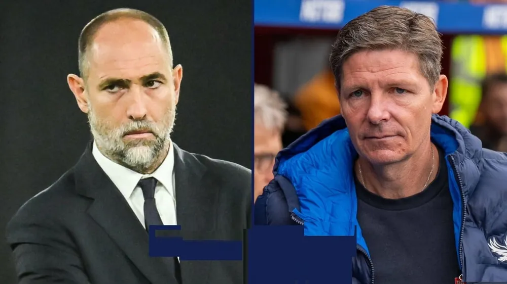 Igor Tudor (Tottenham) và Oliver Glasner (Crystal Palace)