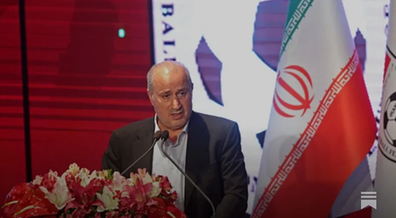 Chủ tịch Liên đoàn bóng đá Iran, Mehdi Taj.