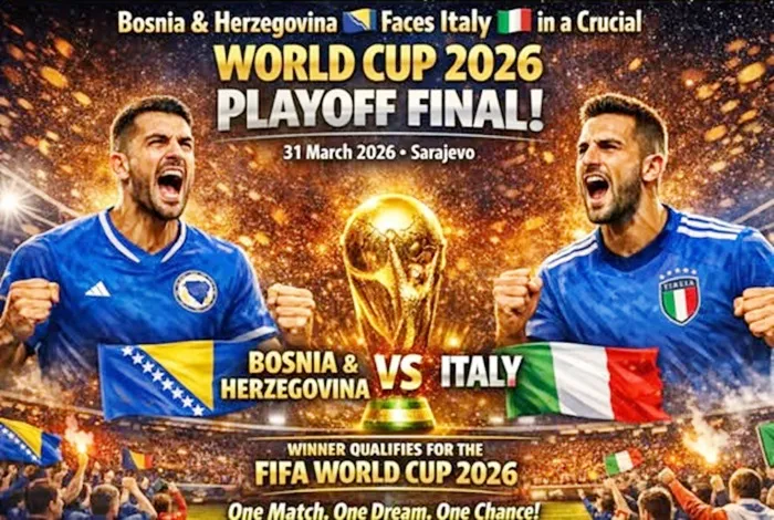 Đội tuyển Bosnia và Italy gặp nhau trong trận chung kết play-off World Cup vào thứ Ba.