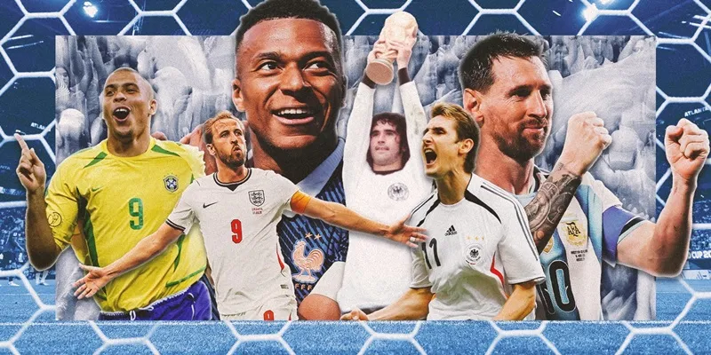 Lionel Messi dẫn đầu danh sách ghi bàn mọi thời đại World Cup với 18 bàn thắng.