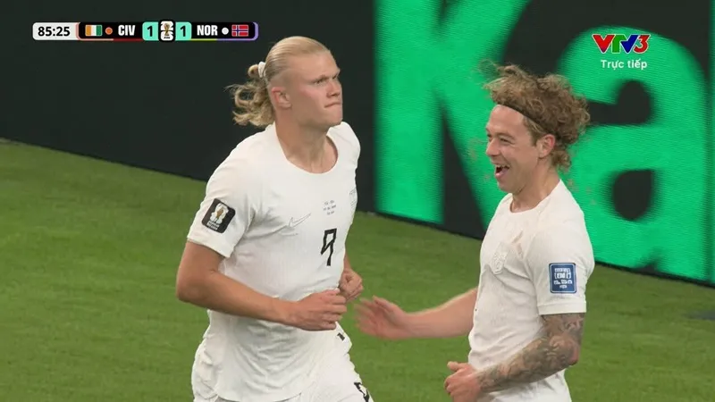 Erling Haaland ghi 5 bàn vào lưới các hàng phòng ngự đối phương tại World Cup 2026.