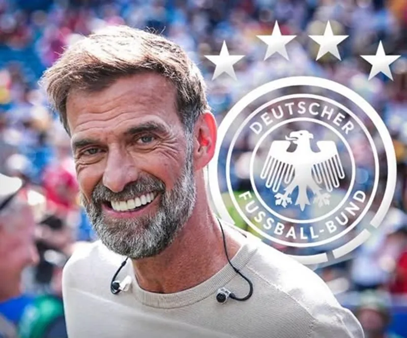 Jurgen Klopp thảo luận với Liên đoàn bóng đá Đức về việc tiếp quản vị trí HLV đội tuyển Đức. 