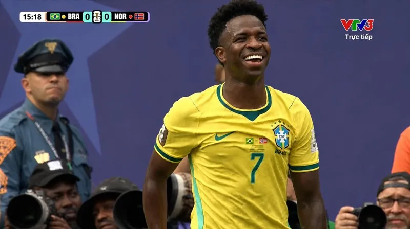 Vinicius Junior là điểm sáng hiếm hoi của Brazil tại World Cup 2026.