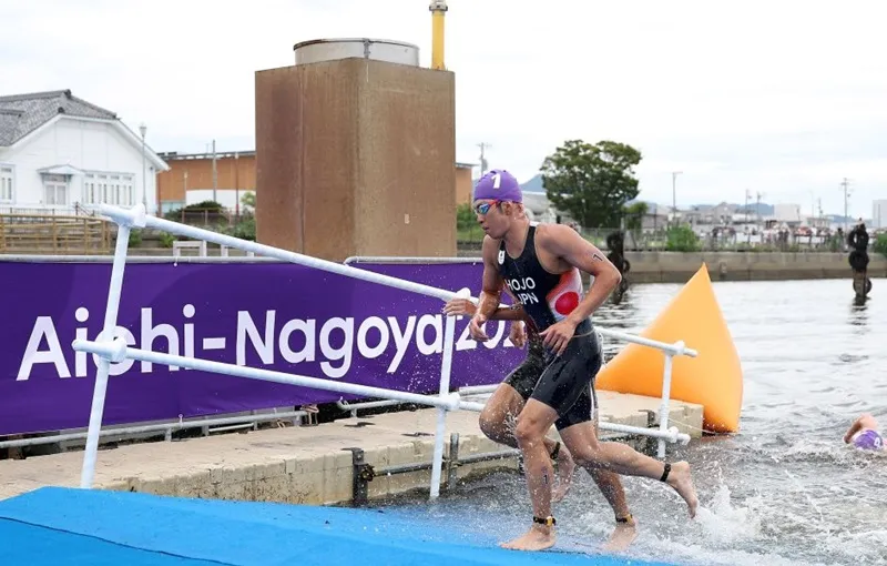 Takumi Hojo giành tấm huy chương vàng đầu tiên tại Đại hội Thể thao châu Á (ASIAD) Aichi-Nagoya. Ảnh THX