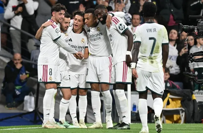 Real Madrid giành chiến thắng ấn tượng 4-1 trước RB Leipzig. Ảnh: THX