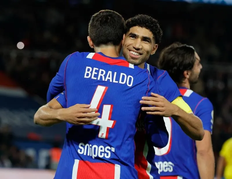 Achraf Hakimi đóng góp lớn trên mặt trận tấn công nhờ khả năng tạo ra khác biệt. Ảnh: THX