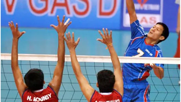 Chủ công Lê Quang Khánh (tấn công) đã được VFV cấp thẻ thi đấu. Ảnh: Nguyễn Nhân