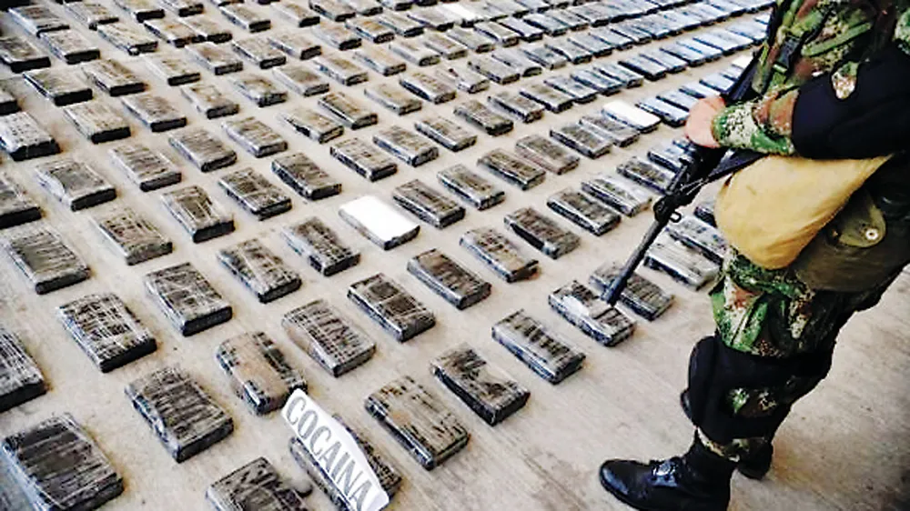 Colombia phát hiện 1,1 tấn cocaine 
