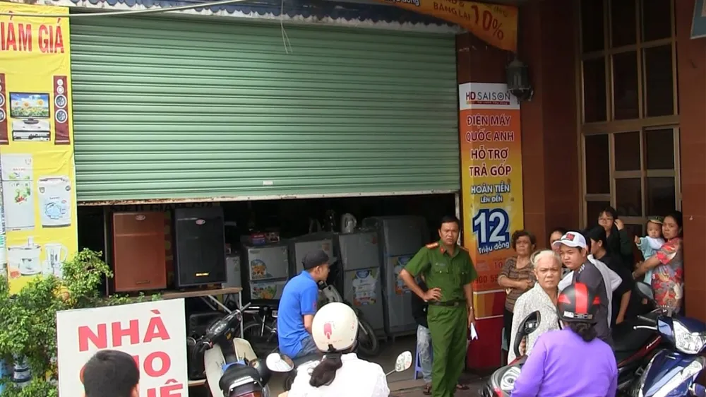 Hiện trường xảy ra vụ việc