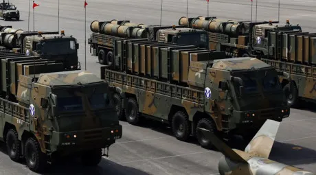 Tên lửa đạn đạo Hyunmoo-3 and Hyunmoo-2 của Hàn Quốc. Ảnh REUTERS