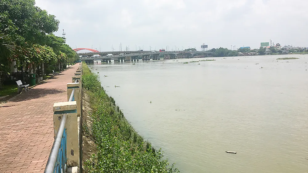 Công trình chống sạt lở kênh Thanh Đa vừa hoàn thành  và đưa vào sử dụng