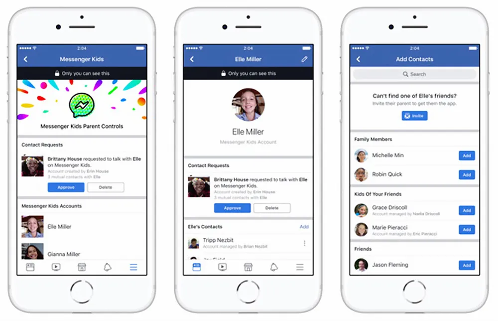 Facebook giới thiệu ứng dụng Messenger dành riêng cho trẻ em