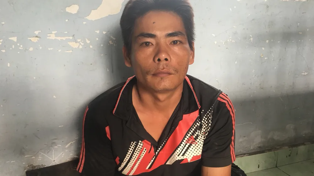  Đối tượng Mai Thanh Dương tại cơ quan điều tra. Ảnh: CHÍ THẠCH