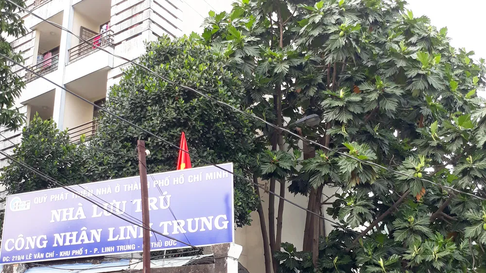 Nhà lưu trú công nhân tại phường Linh Trung,  quận Thủ Đức