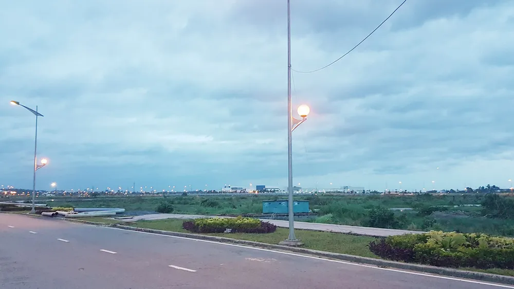 Một góc khu Công nghệ cao đang được các nhà đầu tư san lấp mặt bằng để triển khai dự án