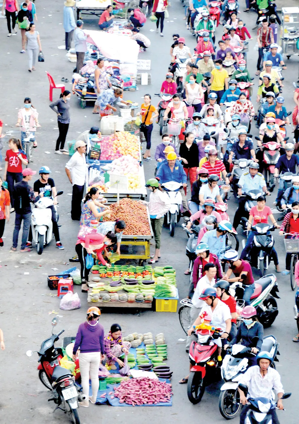 Tăng cường đảm bảo trật tự lòng đường, vỉa hè ảnh 1