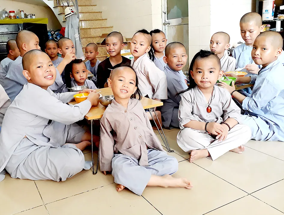 Nét hồn nhiên, vô tư của những đứa trẻ ở mái ấm Bình An