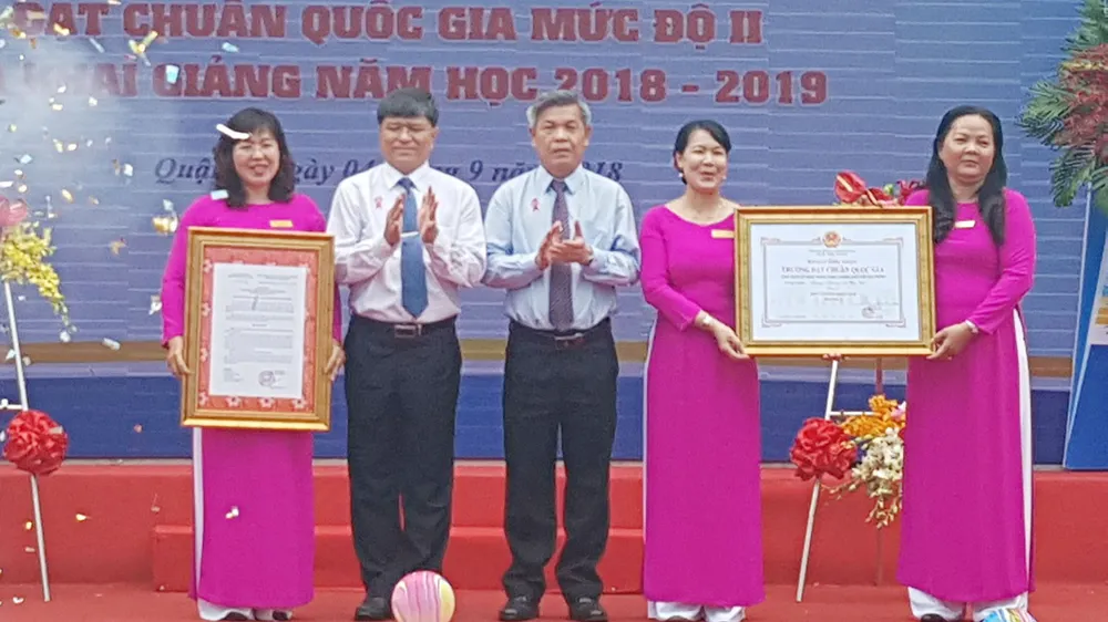 Trường Tiểu học Lê Văn Việt quận 9 được công nhận Chuẩn quốc gia mức độ II  ảnh 1
