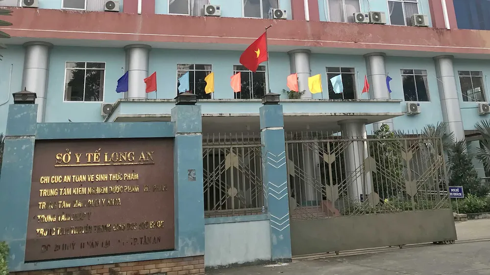 Tòa nhà 4 căn của Sở Y tế Long An       Ảnh: ĐĂNG NGUYÊN
