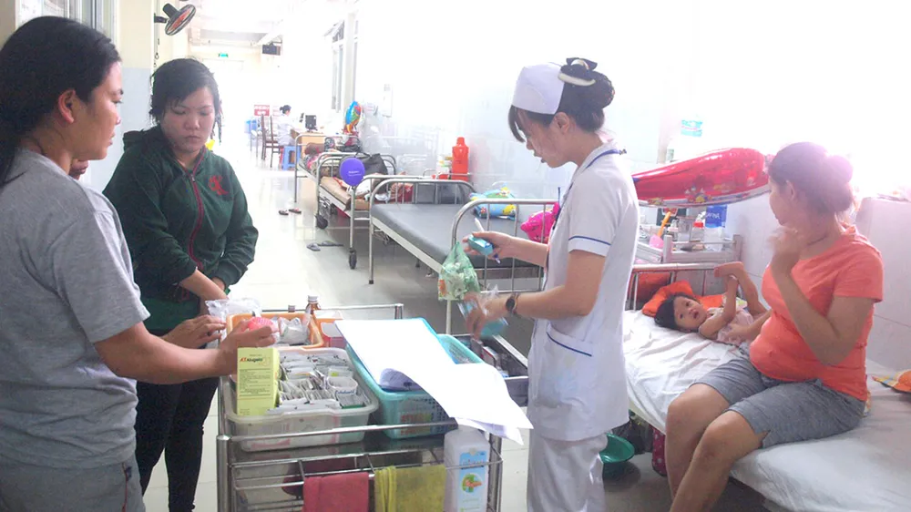 Bệnh viện Nhi đồng Đồng Nai bị quá tải