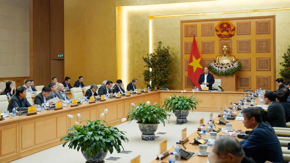 Quang cảnh buổi làm việc. Ảnh: VGP