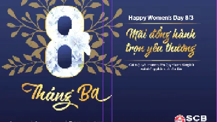 SCB tri ân khách hàng nữ nhân dịp 8-3