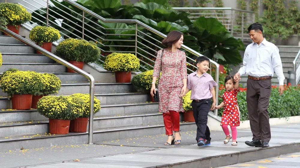 Hạnh phúc trọn vẹn luôn là ước muốn của mọi gia đình.  Ảnh: HIẾU NGHĨA