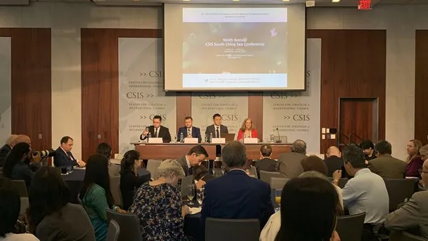 Hội thảo Biển Đông thường niên lần thứ 9 tại CSIS thu hút sự tham gia của nhiều chuyên gia và học giả quốc tế. Ảnh: TTXVN