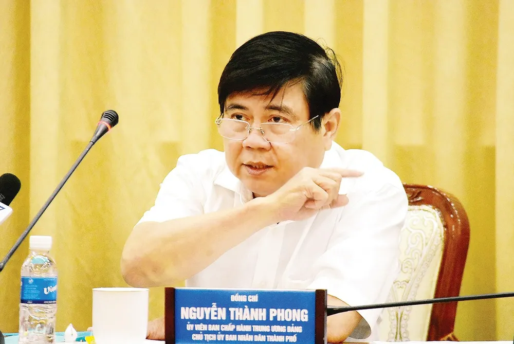 Chủ tịch UBND TPHCM, Trưởng ban Chỉ đạo cải cách hành chính TPHCM Nguyễn Thành Phong 