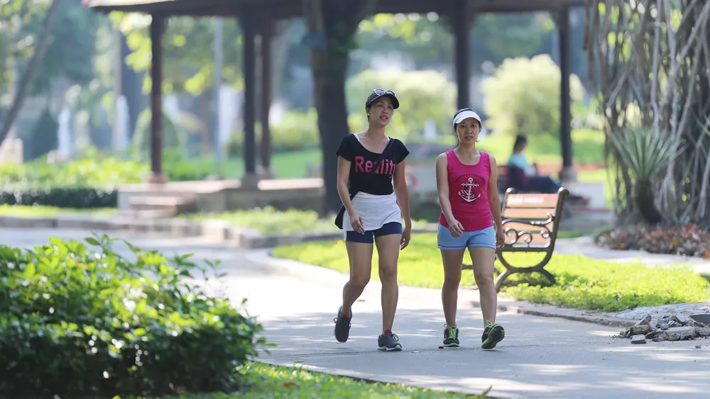 Tập luyện để giữ gìn vóc dáng, sức khỏe cũng là cách  yêu bản thân được nhiều bạn trẻ chú trọng