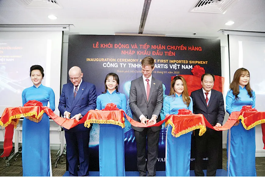 Novartis nhập khẩu chuyến hàng đầu tiên với tên pháp nhân mới