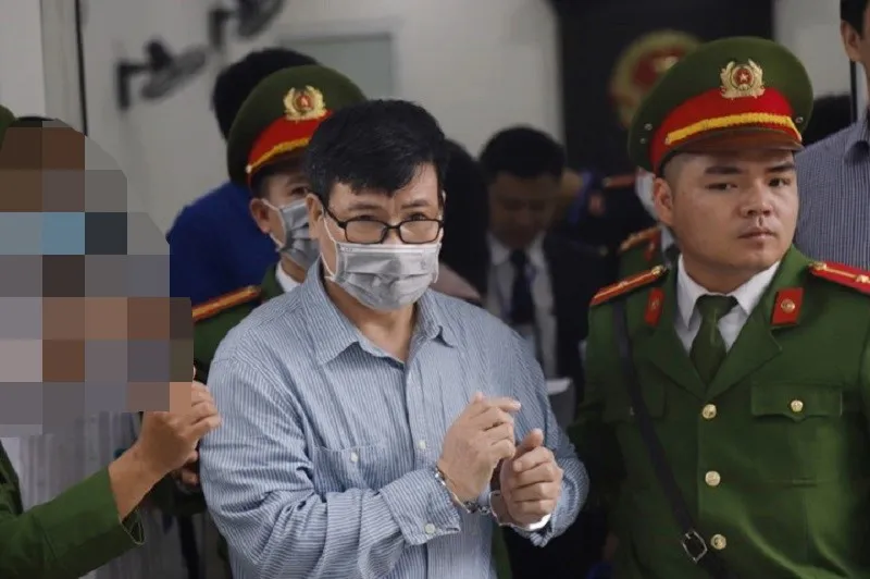 Bị cáo Trương Duy Nhất tại phiên tòa sáng nay. Nguồn: VOV