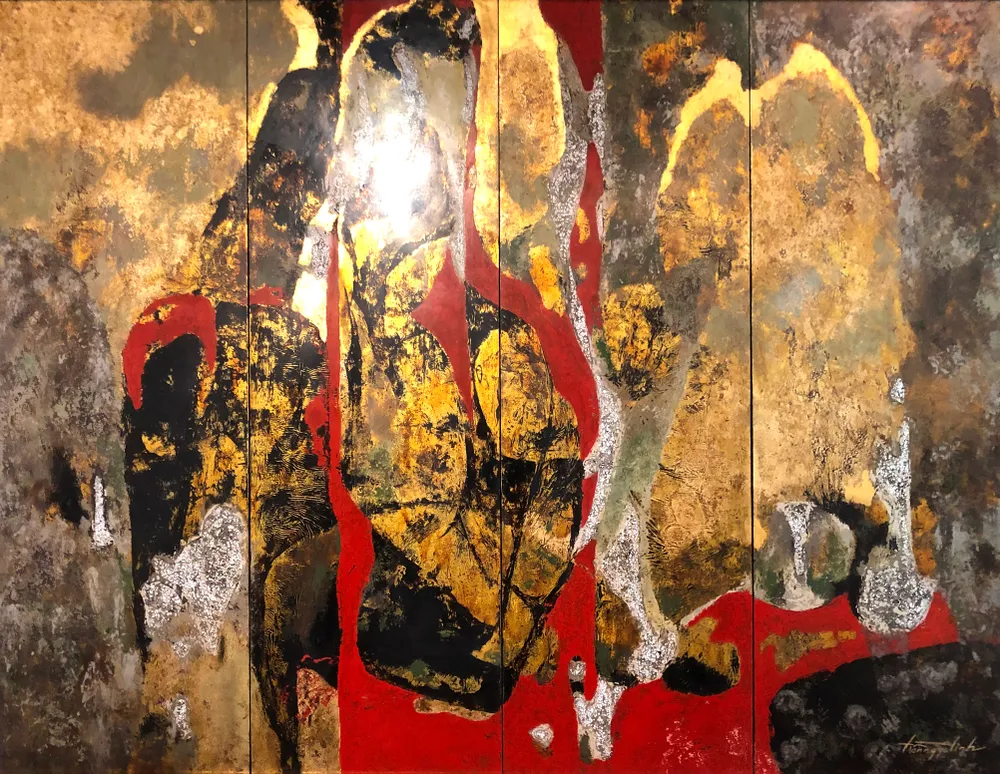 Trao 11 giải thưởng triển lãm tranh sơn mài truyền thống