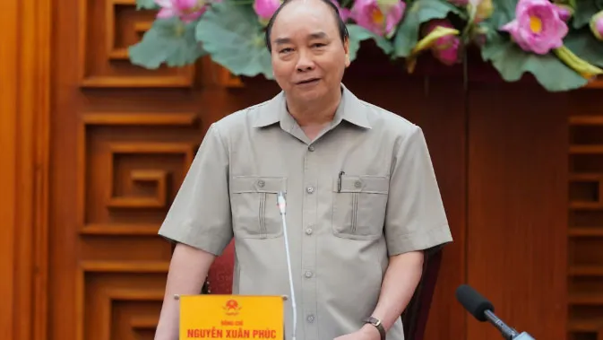 Thủ tướng phát biểu kết luận cuộc họp. Ảnh: VGP