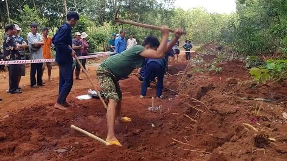 Đội K72 mở rộng tìm kiếm hài cốt liệt sĩ. Nguồn: VOV