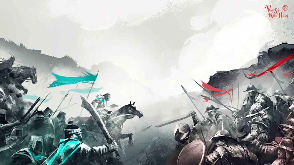 Một cảnh trong "Bình Ngô đại chiến"