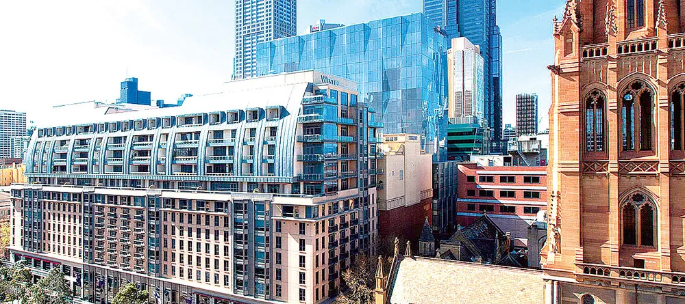 Khuôn viên khách sạn sang trọng Westin Melbourne 