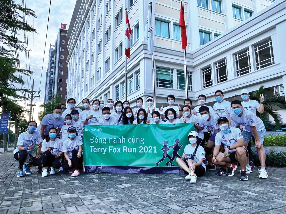 Manulife Việt Nam tiếp tục đồng hành Terry Fox Run 2021