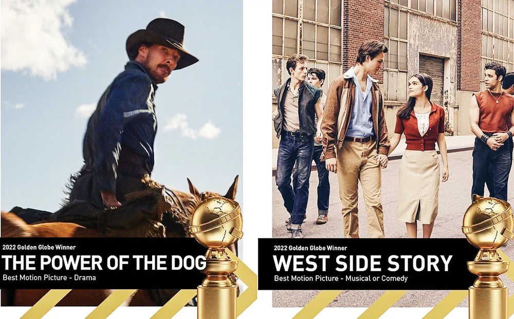 Hai bộ phim giành chiến thắng cao nhất lĩnh vực  điện ảnh tại giải Quả cầu vàng 2022