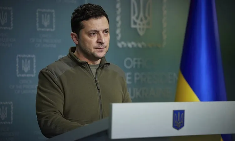 Tổng thống Ukraine Volodymyr Zelensky. Ảnh: AP.