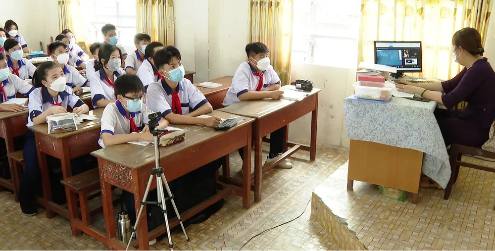 Tiền Giang áp dụng mô hình lớp học 2 trong 1  trên tất cả các trường học