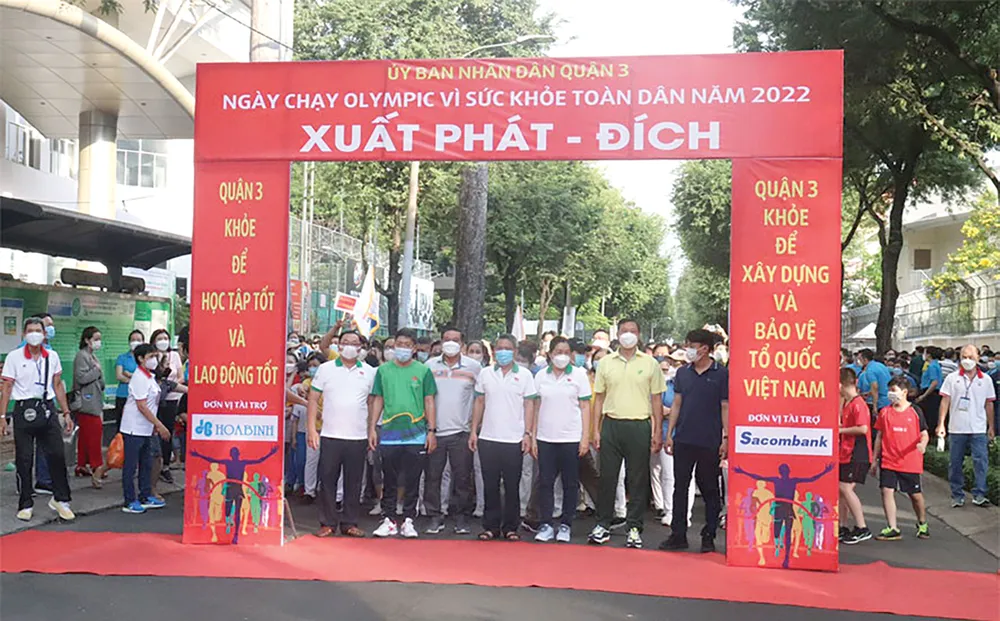 Tập đoàn Xây dựng Hòa Bình hưởng ứng ngày chạy Olympic vì sức khỏe toàn dân