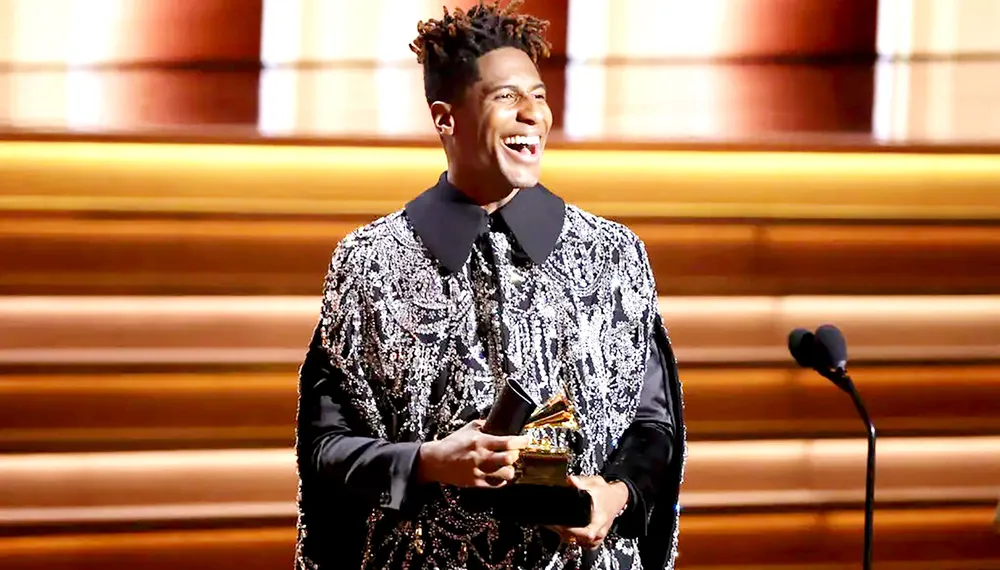 Jon Batiste thắng 5 giải,  trong đó có Album của năm.  Ảnh: GETTY IMAGES