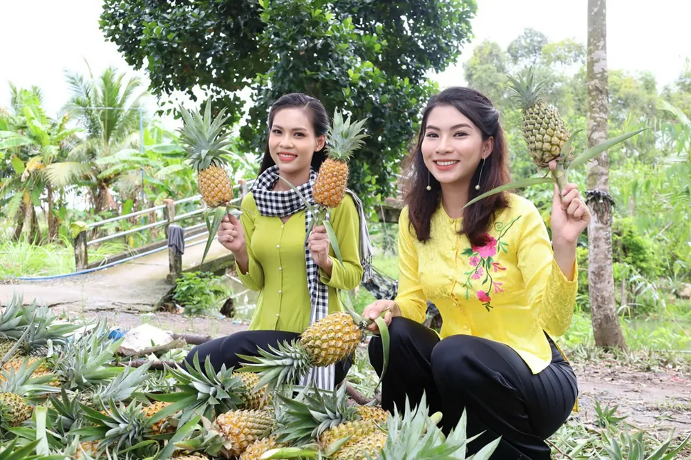 Trải nghiệm du lịch nông nghiệp ở Hậu Giang.  Ảnh: TRUNG PHẠM